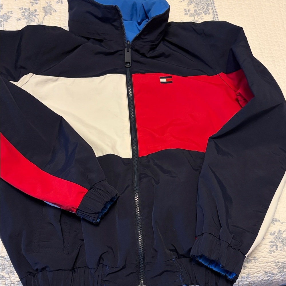 Tommy Hilfiger Navy, Red, and White Jacket